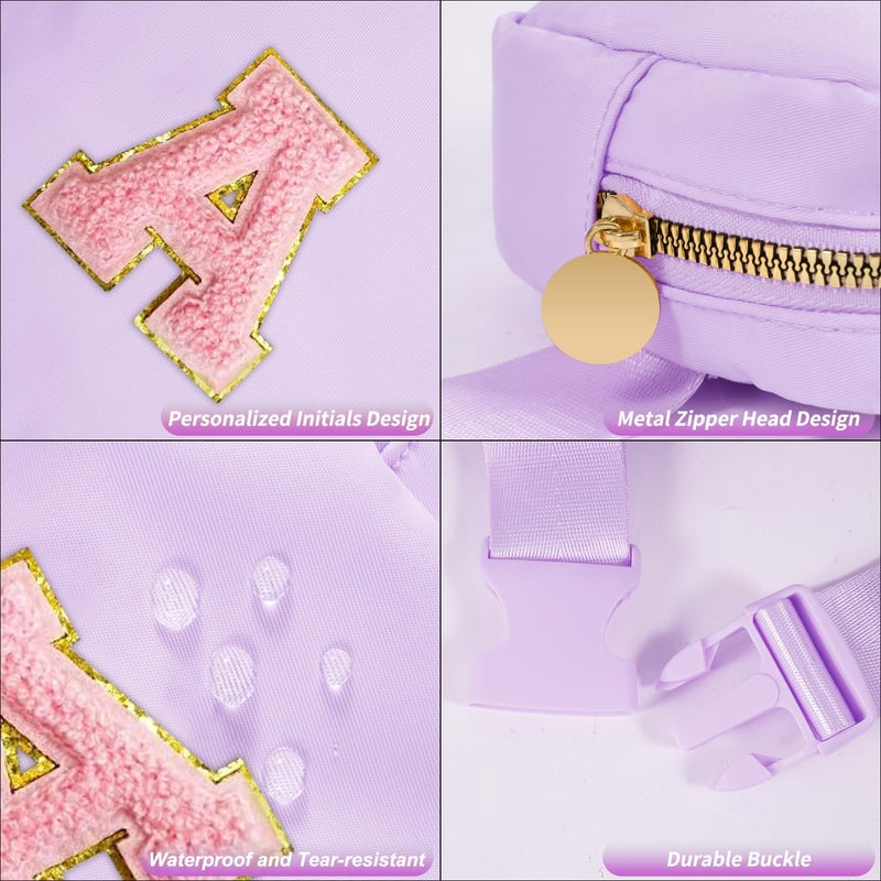 Uygafly Christmas Birthday Gifts for 2 3 4 5 6 7 8 9 10 11 Year Old Girls - Mini Fanny Pack Cute Crossbody Bag Belt Bag Trendy Stuff,Gifts for Girls Teens Kids Daughter Sister Her - Lavender,A - Image 4